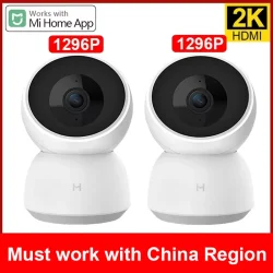Original Smart Camera 2K 1296P HD 360 Angle WiFi Night Vision Webcam Video IP Camera Baby Security Monitor for Xiaomi Mihome APP