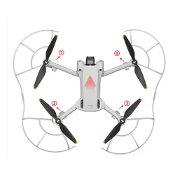 Propeller Protector For DJI Mini 3 Pro Drone LightWeight Guard Anti-Collision Props Wing Fan Bumper Landing Gear Accessories